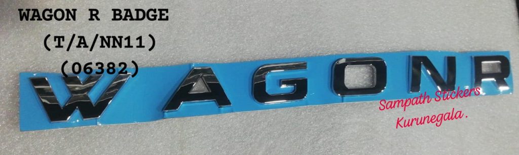 WAGON R BADGE – Sampath Stickers