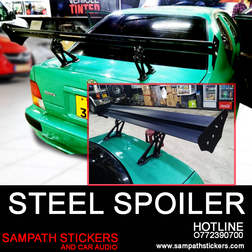 STEEL SPOILER – Sampath Stickers