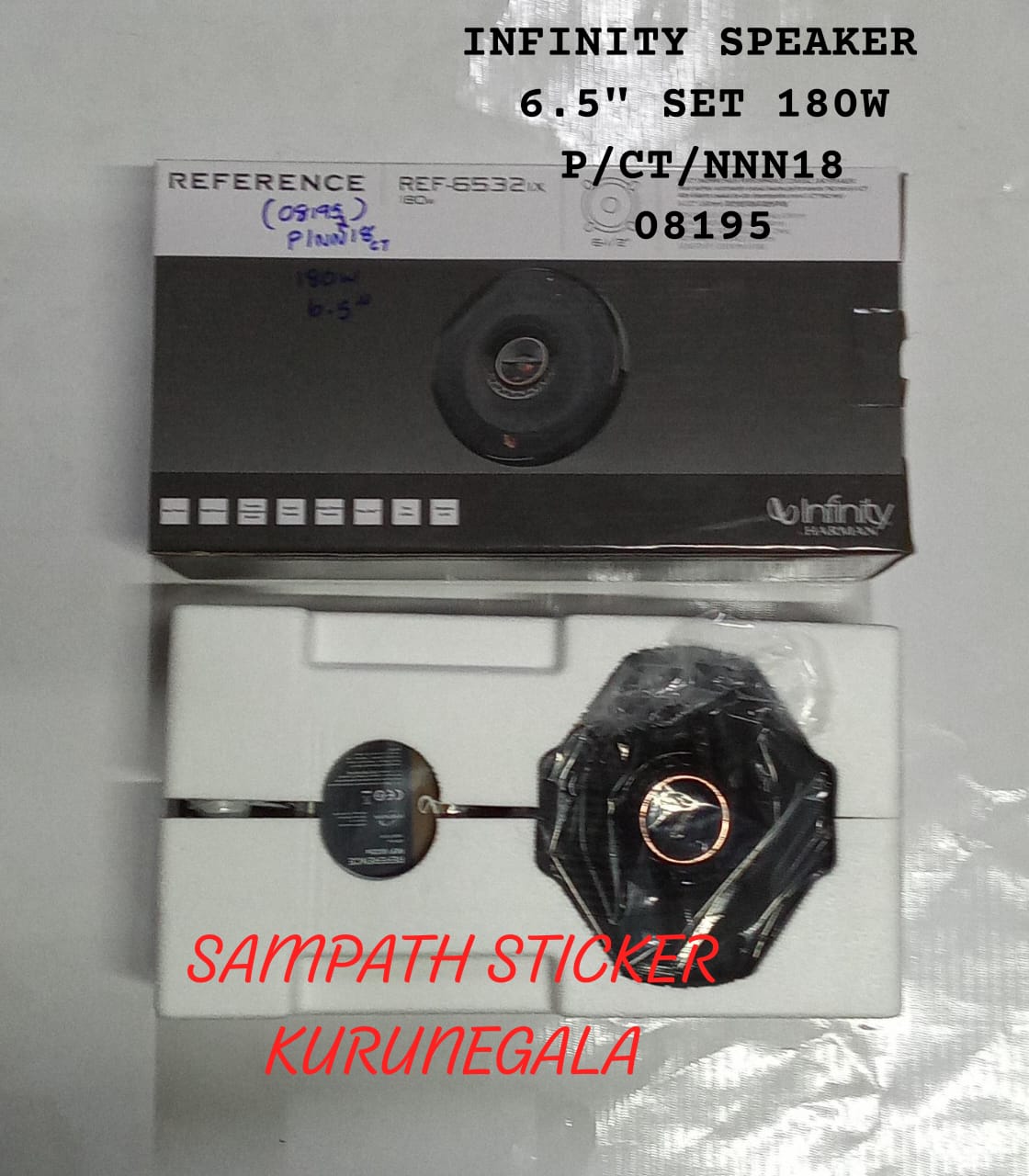 INFINITY SPEAKER  6.5″ SET 180W