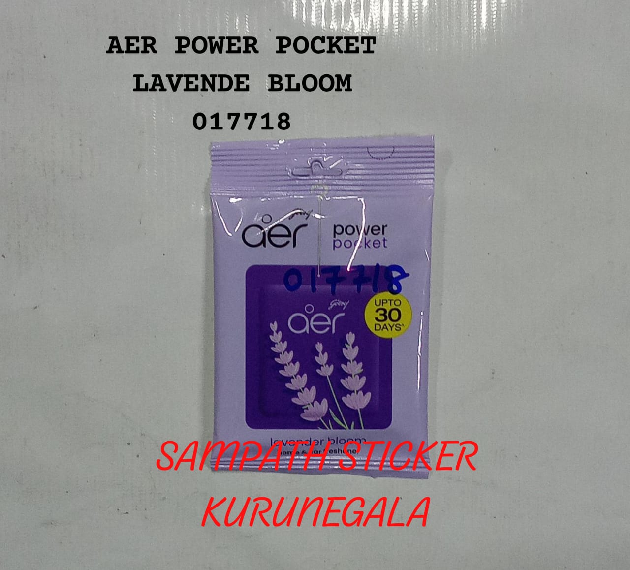 AER POWER POCKET LAVENDE BLOOM